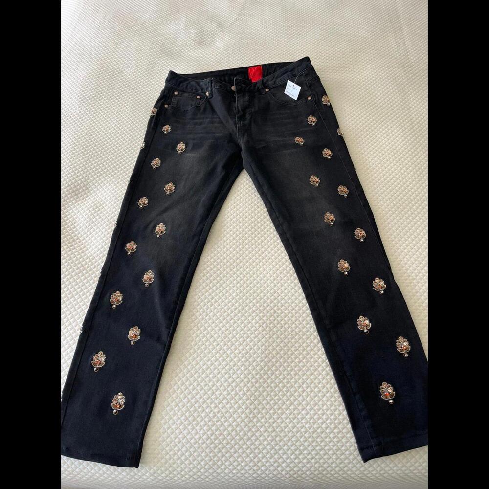V Christina women’s embellished jeans